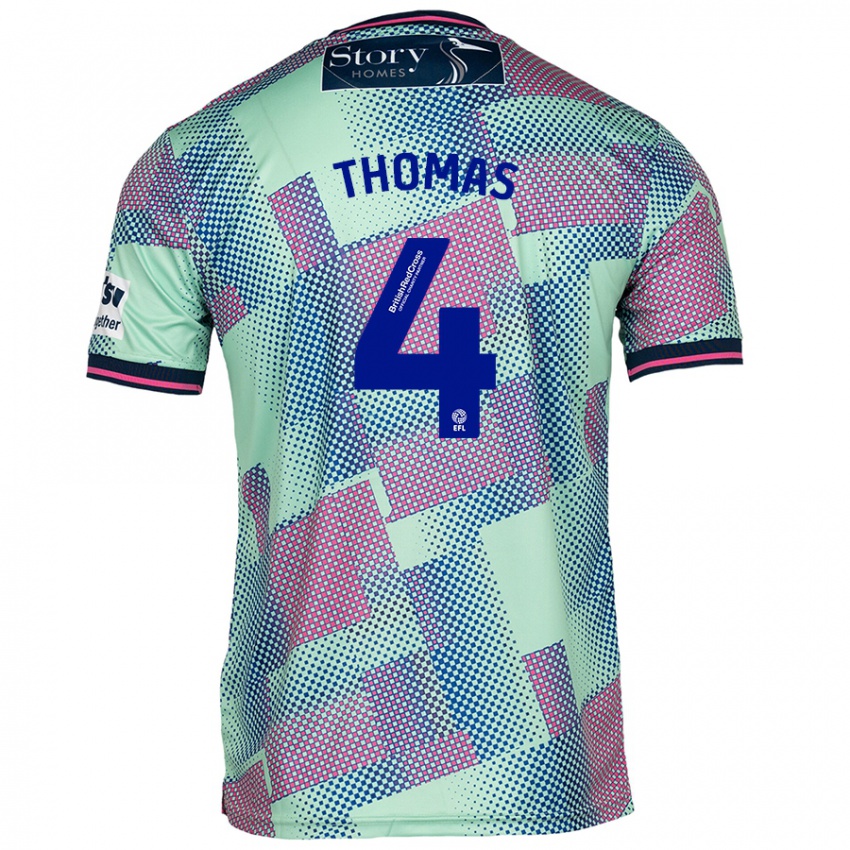 Hombre Camiseta Terell Thomas #4 Verde 2ª Equipación 2024/25 La Camisa México