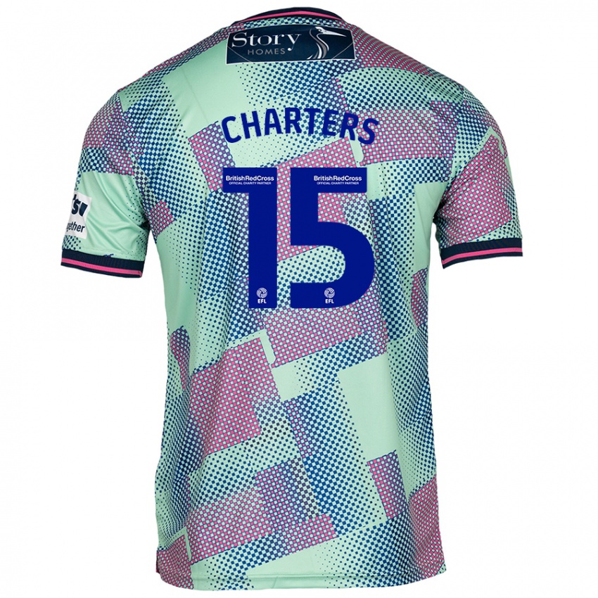 Hombre Camiseta Taylor Charters #15 Verde 2ª Equipación 2024/25 La Camisa México