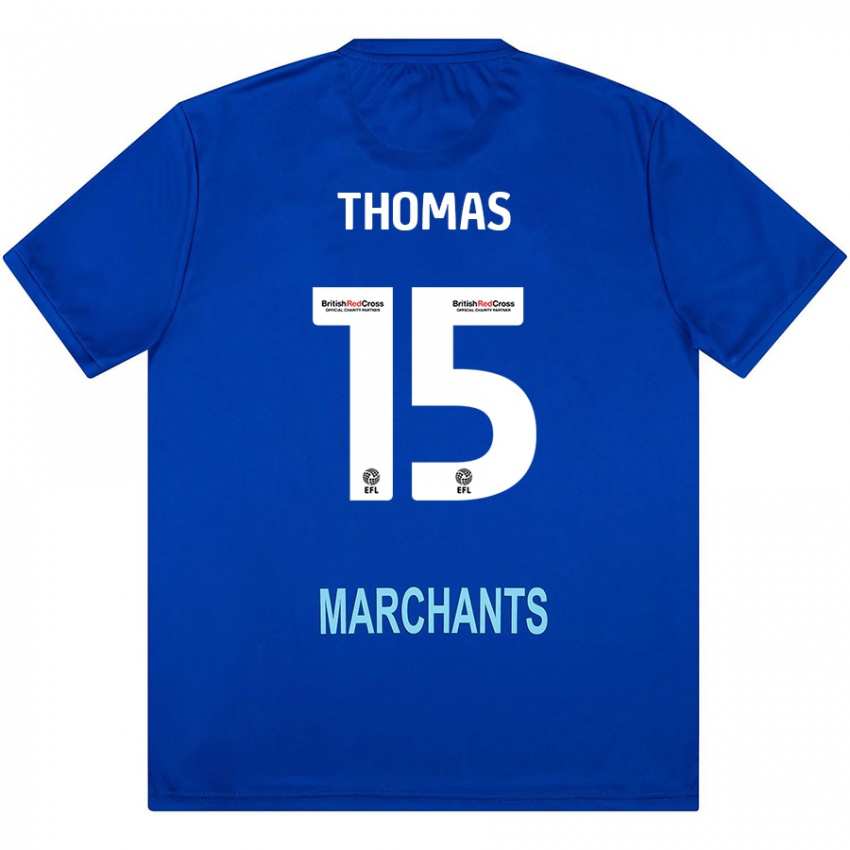 Hombre Camiseta Jordan Thomas #15 Verde 2ª Equipación 2024/25 La Camisa México