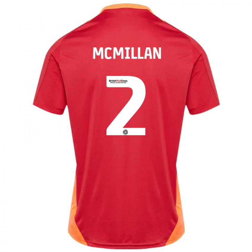 Hombre Camiseta Jack Mcmillan #2 Azul Blanquecino 2ª Equipación 2024/25 La Camisa México