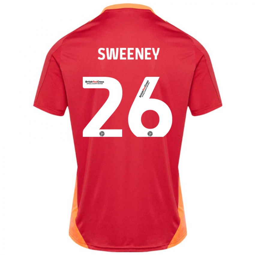 Hombre Camiseta Pierce Sweeney #26 Azul Blanquecino 2ª Equipación 2024/25 La Camisa México