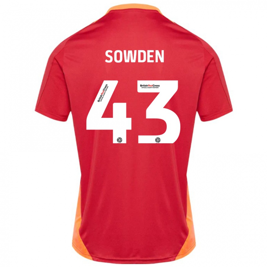 Hombre Camiseta Andrew Sowden #43 Azul Blanquecino 2ª Equipación 2024/25 La Camisa México