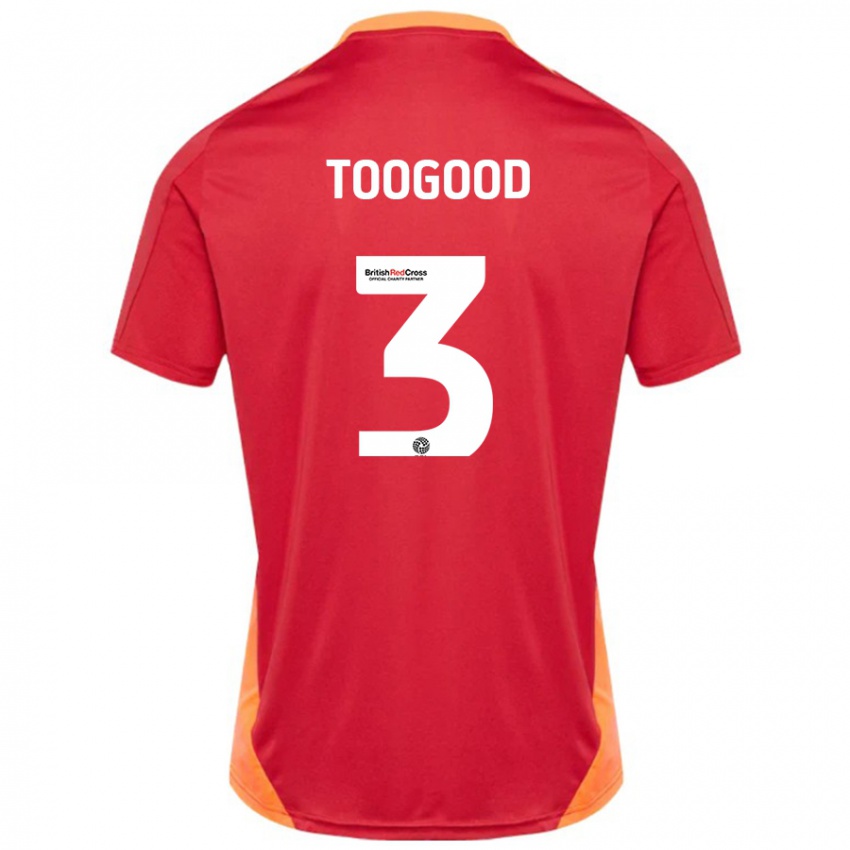 Hombre Camiseta Emily Toogood #3 Azul Blanquecino 2ª Equipación 2024/25 La Camisa México