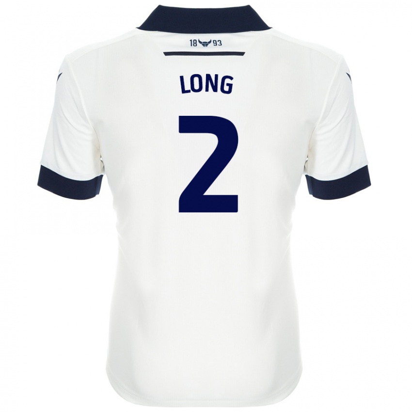 Hombre Camiseta Sam Long #2 Blanco Azul Marino 2ª Equipación 2024/25 La Camisa México