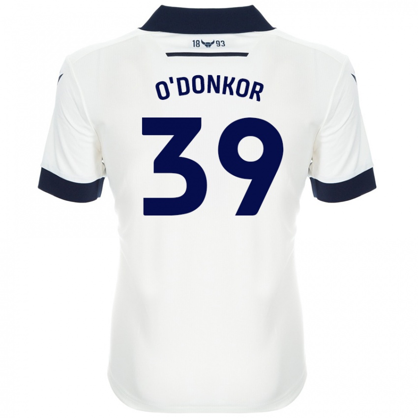 Hombre Camiseta Gatlin O'donkor #39 Blanco Azul Marino 2ª Equipación 2024/25 La Camisa México