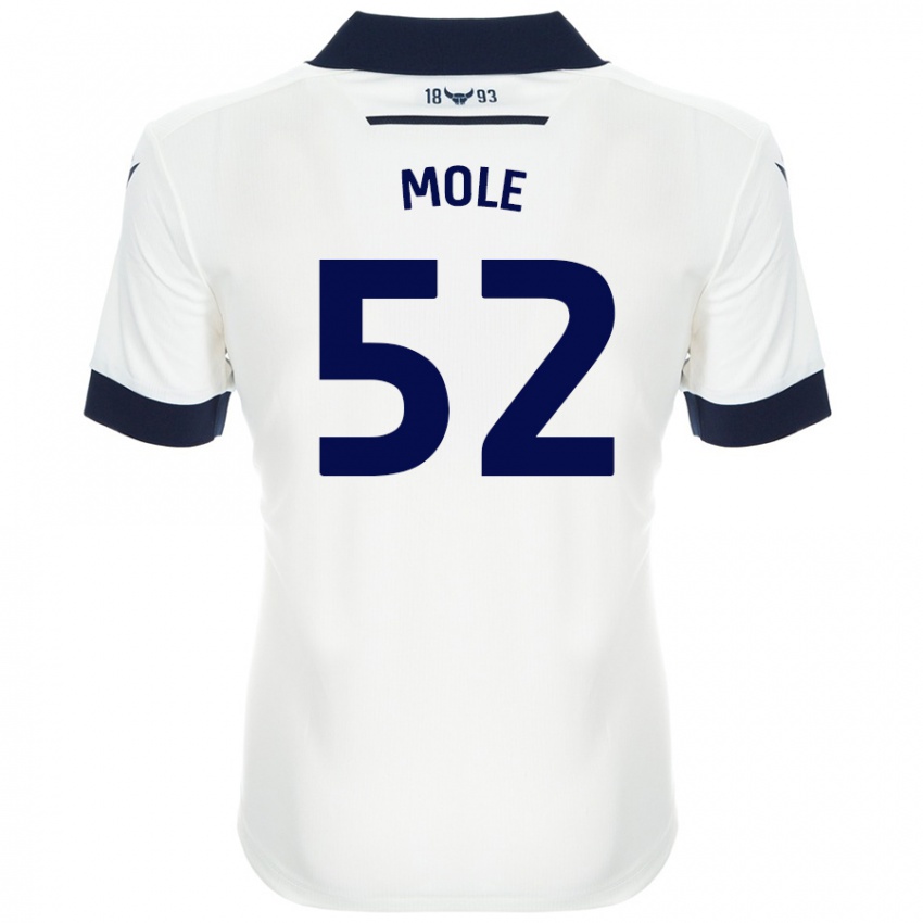 Hombre Camiseta Harrison Mole #52 Blanco Azul Marino 2ª Equipación 2024/25 La Camisa México