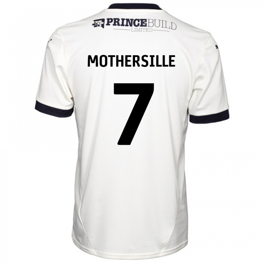 Hombre Camiseta Malik Mothersille #7 Blanquecino Negro 2ª Equipación 2024/25 La Camisa México