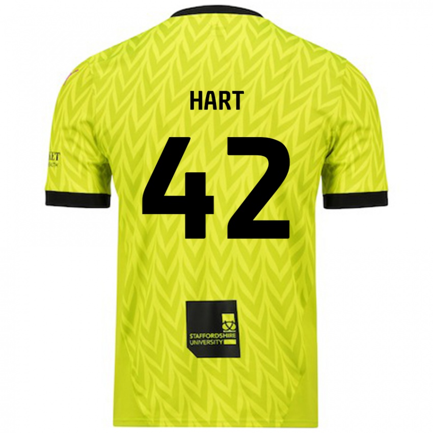 Hombre Camiseta Sam Hart #42 Verde Fluorescente 2ª Equipación 2024/25 La Camisa México