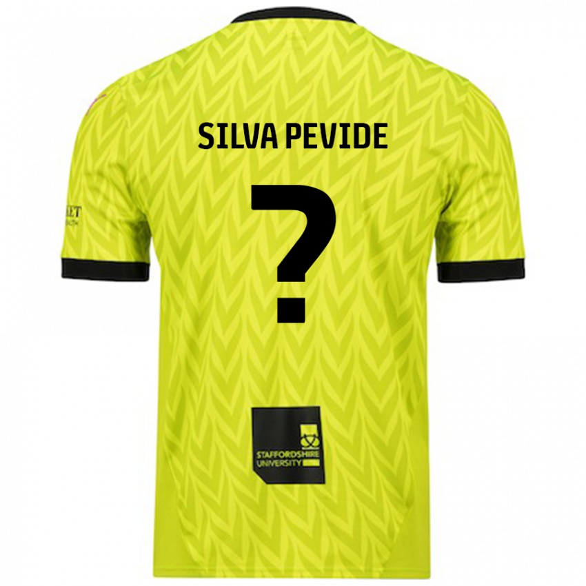 Hombre Camiseta Joao Silva Pevide #0 Verde Fluorescente 2ª Equipación 2024/25 La Camisa México