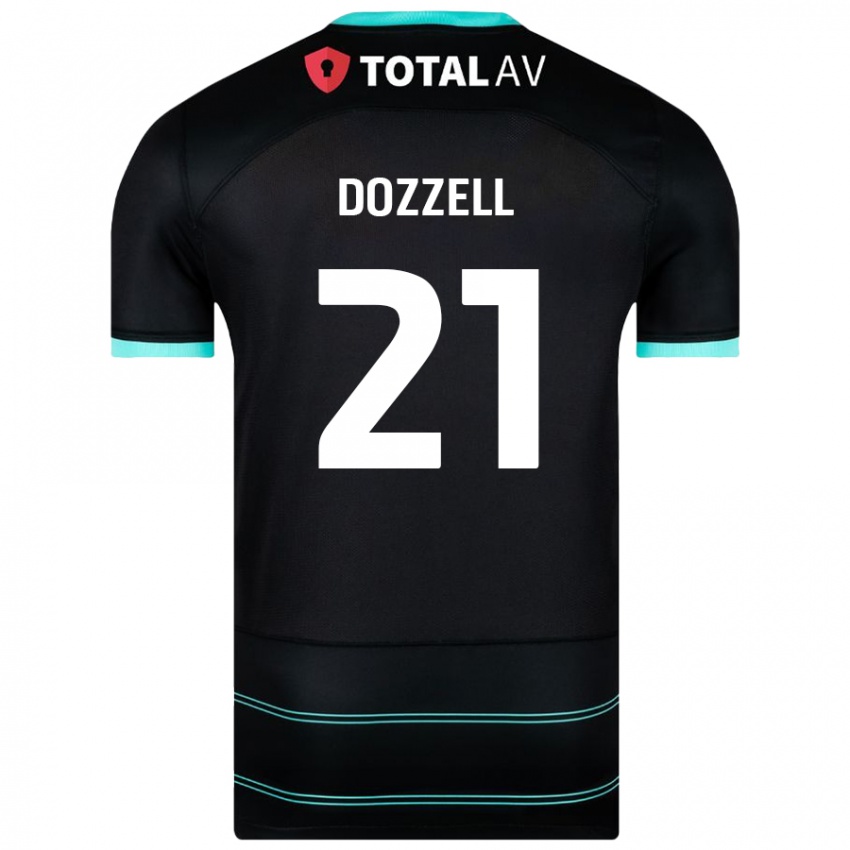 Hombre Camiseta Andre Dozzell #21 Negro 2ª Equipación 2024/25 La Camisa México