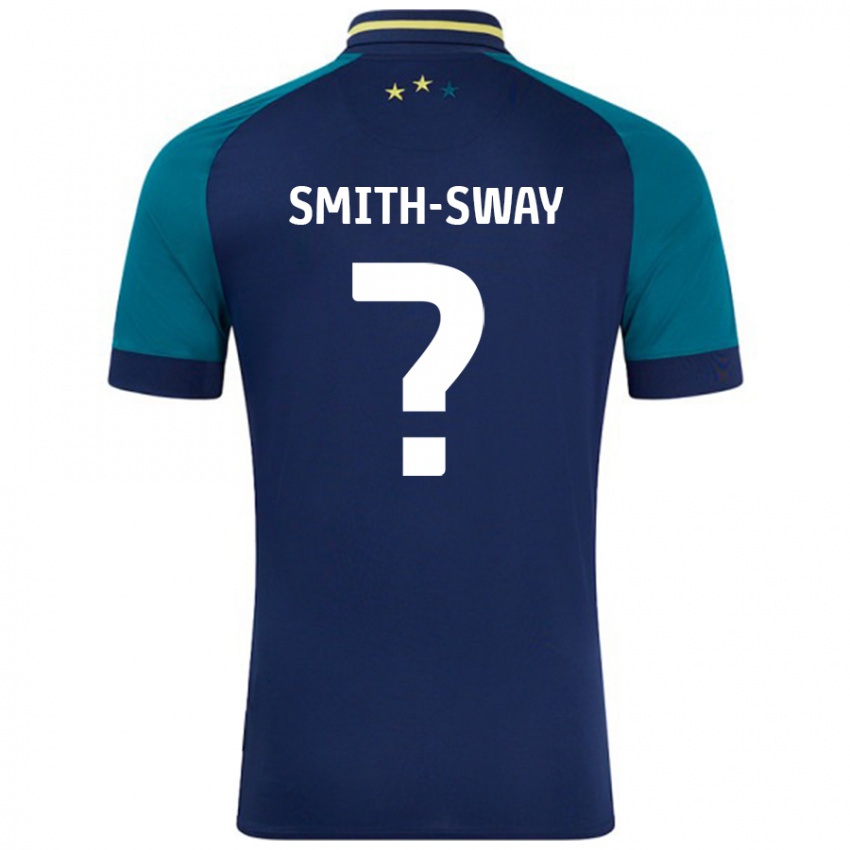 Hombre Camiseta Jay Smith-Sway #0 Azul Marino Verde Oscuro 2ª Equipación 2024/25 La Camisa México