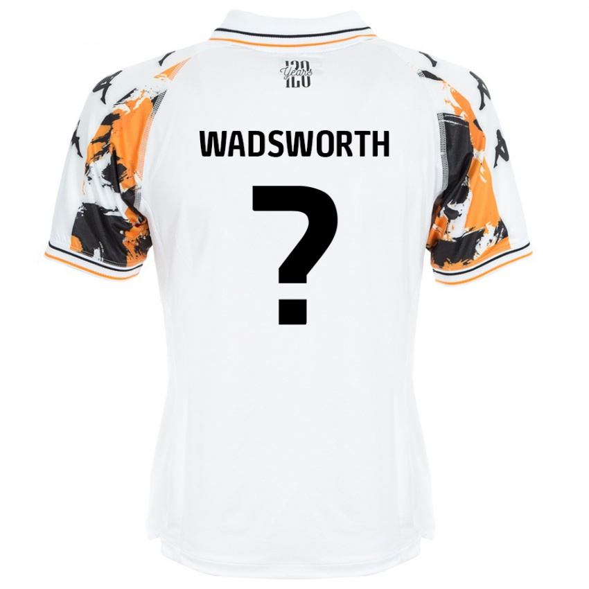 Hombre Camiseta Noah Wadsworth #0 Blanco 2ª Equipación 2024/25 La Camisa México