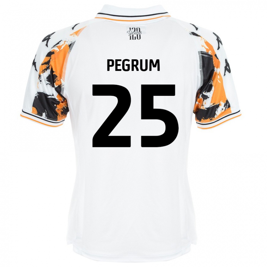 Hombre Camiseta Florence Pegrum #25 Blanco 2ª Equipación 2024/25 La Camisa México