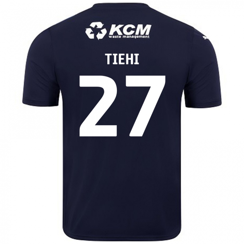 Hombre Camiseta Christ Tiehi #27 Azul Marino 2ª Equipación 2024/25 La Camisa México