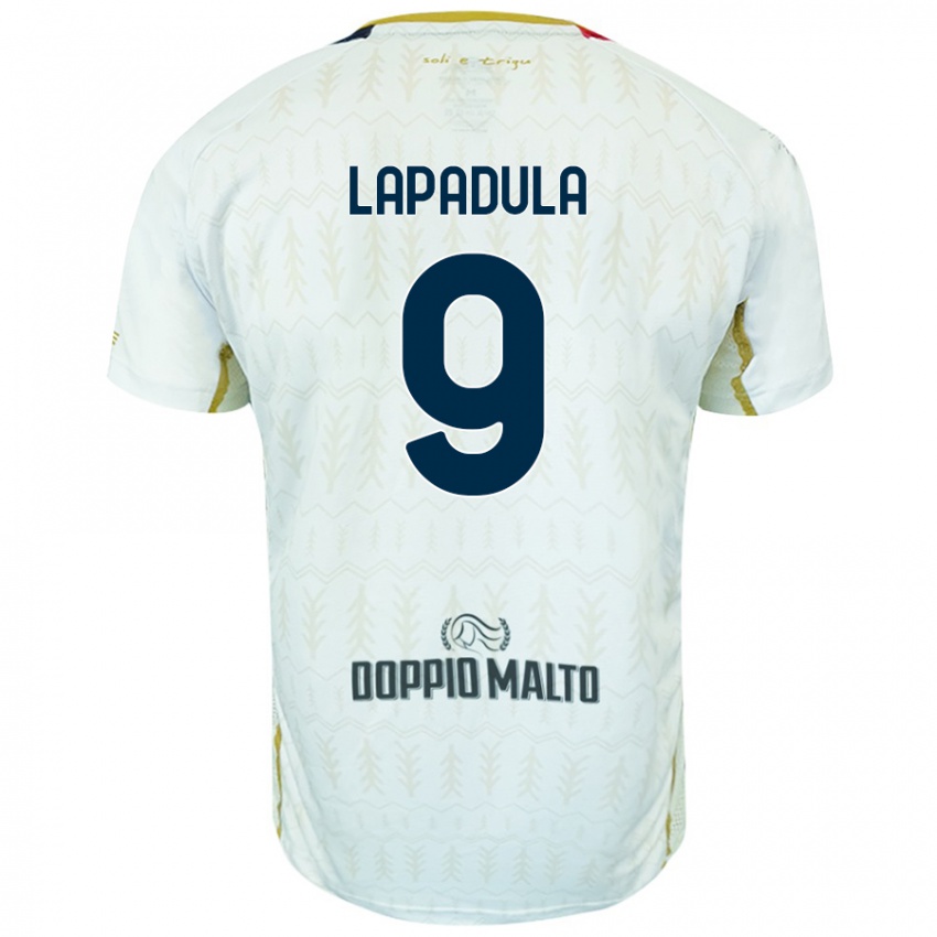 Hombre Camiseta Gianluca Lapadula #9 Blanco 2ª Equipación 2024/25 La Camisa México