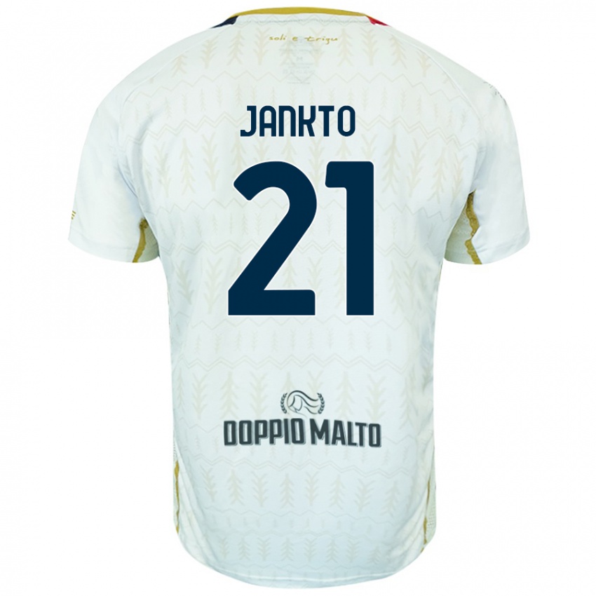 Hombre Camiseta Jakub Jankto #21 Blanco 2ª Equipación 2024/25 La Camisa México