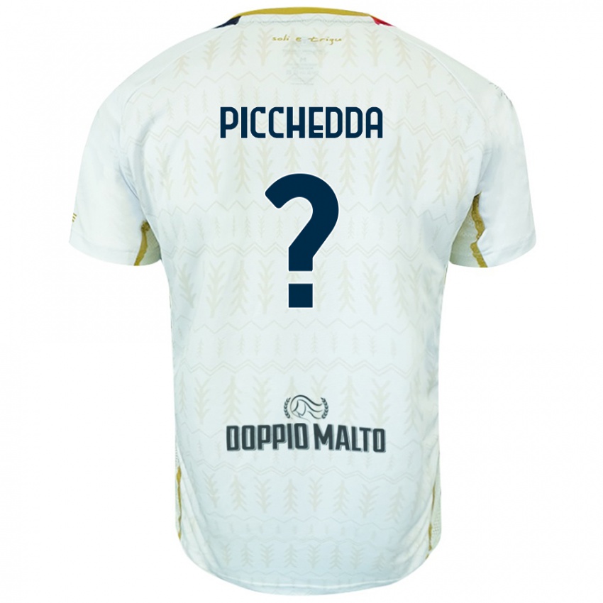 Hombre Camiseta Marco Picchedda #0 Blanco 2ª Equipación 2024/25 La Camisa México