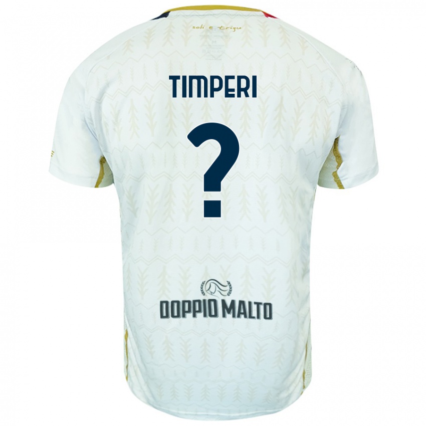 Hombre Camiseta Giordano Timperi #0 Blanco 2ª Equipación 2024/25 La Camisa México