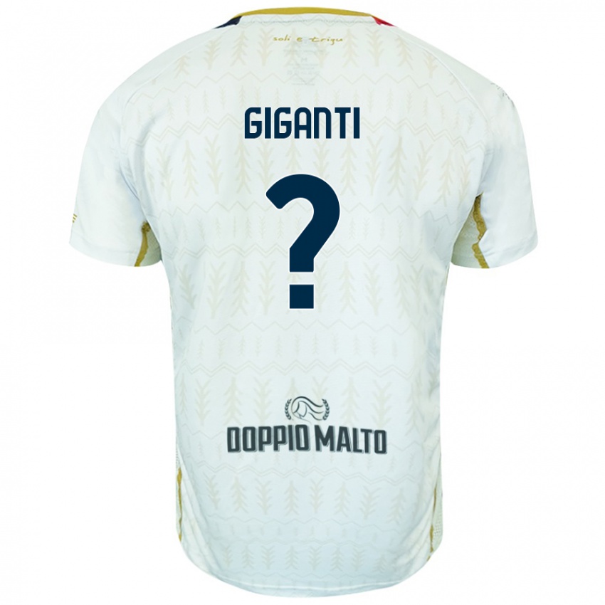 Hombre Camiseta Michele Giganti #0 Blanco 2ª Equipación 2024/25 La Camisa México