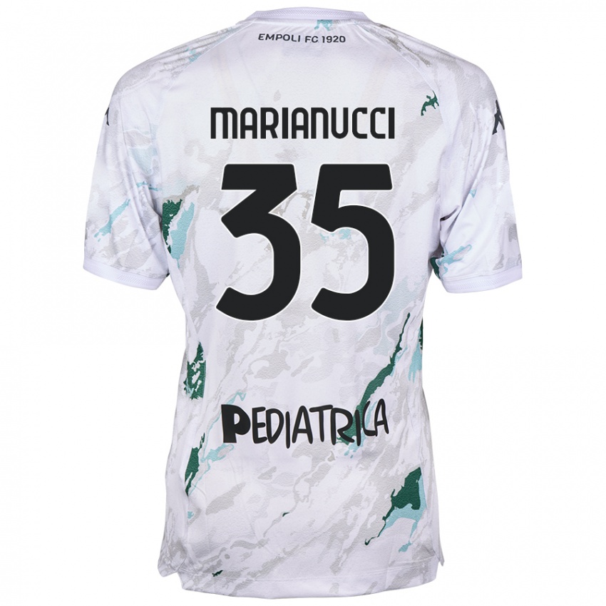 Hombre Camiseta Luca Marianucci #35 Gris 2ª Equipación 2024/25 La Camisa México