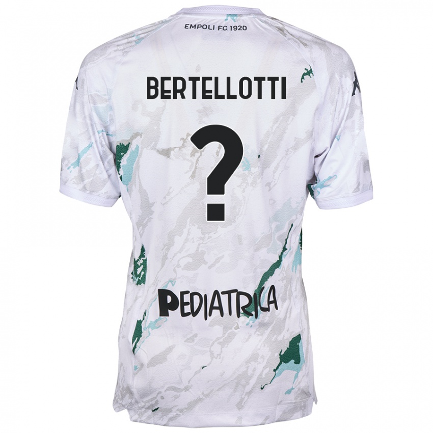 Hombre Camiseta Giacomo Bertellotti #0 Gris 2ª Equipación 2024/25 La Camisa México