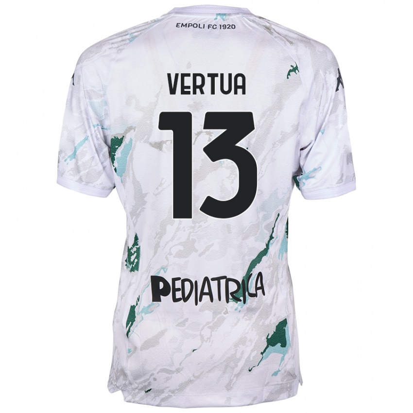 Hombre Camiseta Filippo Vertua #13 Gris 2ª Equipación 2024/25 La Camisa México