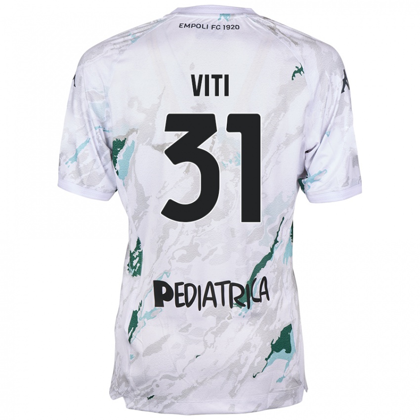 Hombre Camiseta Vittorio Viti #31 Gris 2ª Equipación 2024/25 La Camisa México