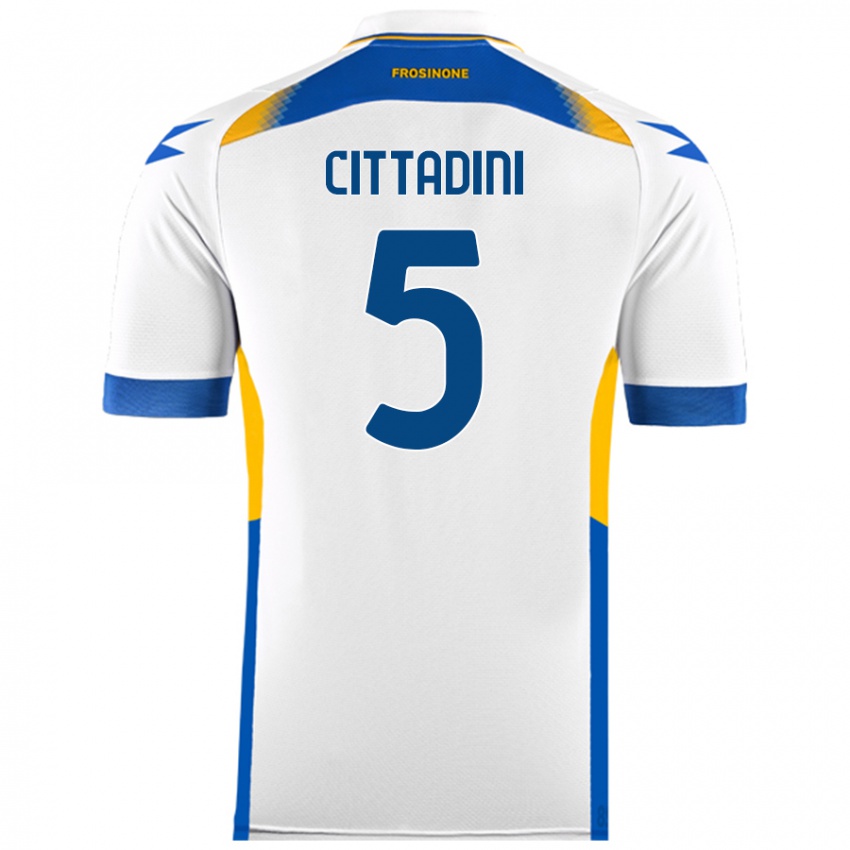 Hombre Camiseta Giorgio Cittadini #5 Blanco 2ª Equipación 2024/25 La Camisa México