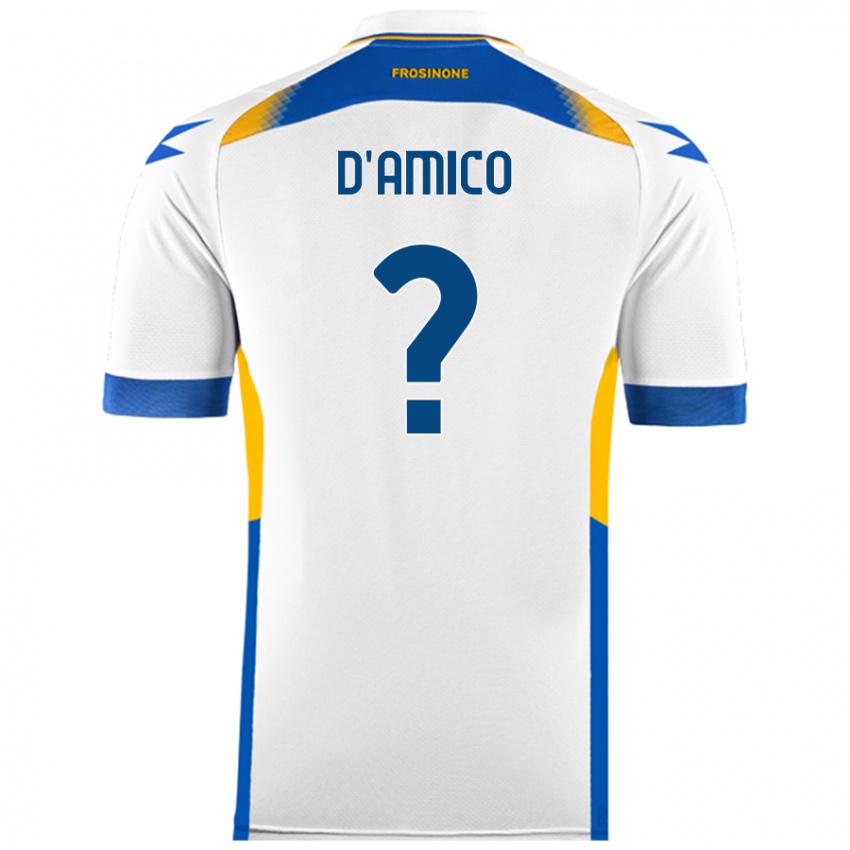 Hombre Camiseta Cristiano D'amico #0 Blanco 2ª Equipación 2024/25 La Camisa México