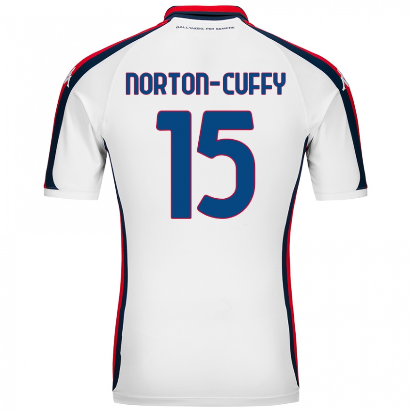 Hombre Camiseta Brooke Norton-Cuffy #15 Blanco 2ª Equipación 2024/25 La Camisa México