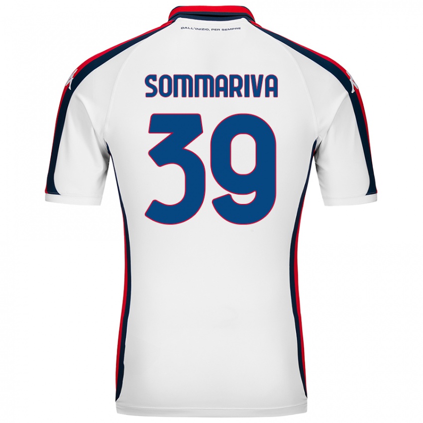 Hombre Camiseta Daniele Sommariva #39 Blanco 2ª Equipación 2024/25 La Camisa México