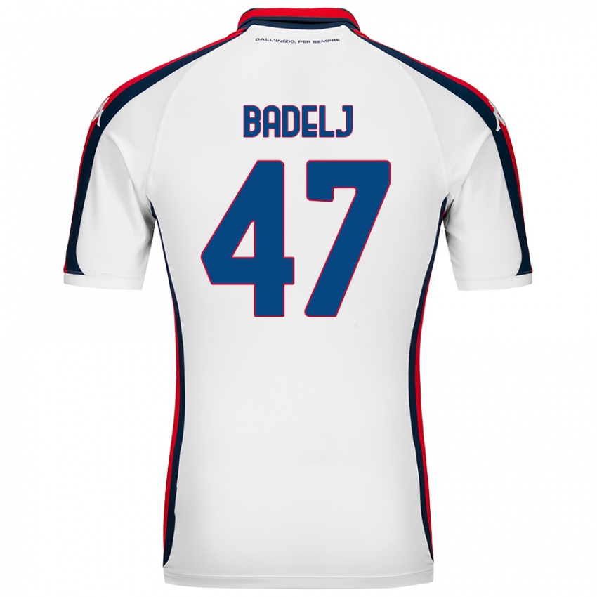 Hombre Camiseta Milan Badelj #47 Blanco 2ª Equipación 2024/25 La Camisa México