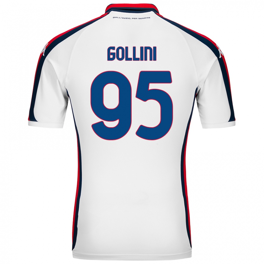 Hombre Camiseta Pierluigi Gollini #95 Blanco 2ª Equipación 2024/25 La Camisa México