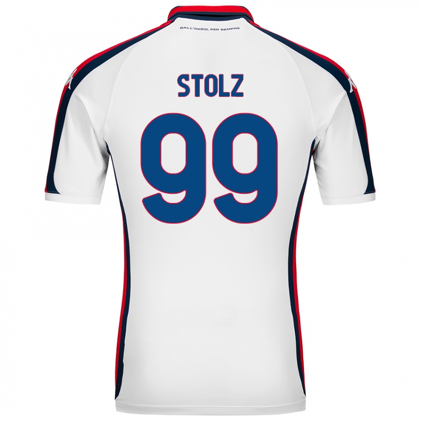 Hombre Camiseta Franz Stolz #99 Blanco 2ª Equipación 2024/25 La Camisa México