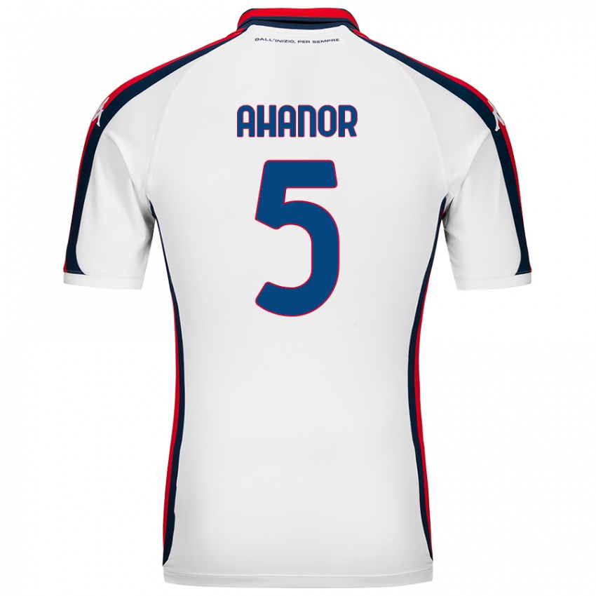 Hombre Camiseta Honest Ahanor #5 Blanco 2ª Equipación 2024/25 La Camisa México