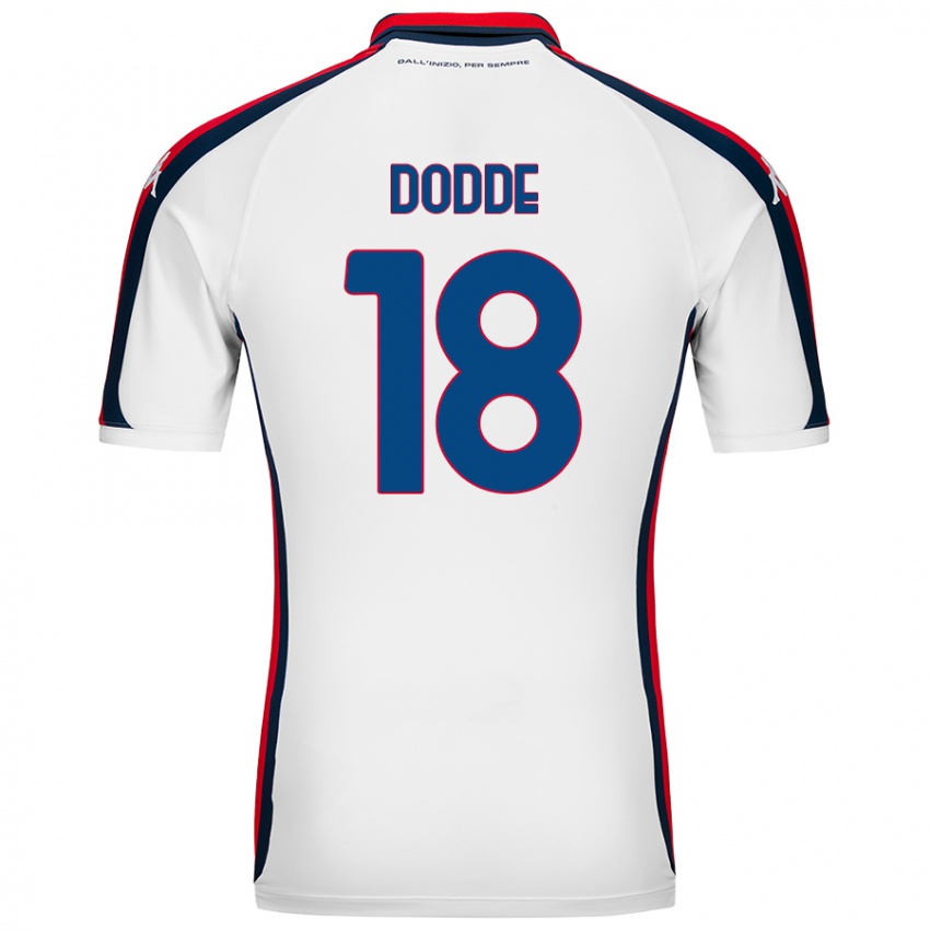 Hombre Camiseta Filippo Dodde #18 Blanco 2ª Equipación 2024/25 La Camisa México