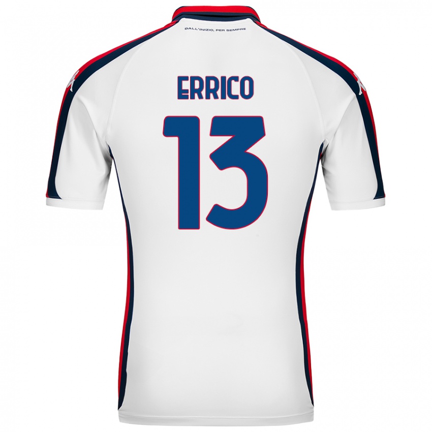 Hombre Camiseta Emma Errico #13 Blanco 2ª Equipación 2024/25 La Camisa México