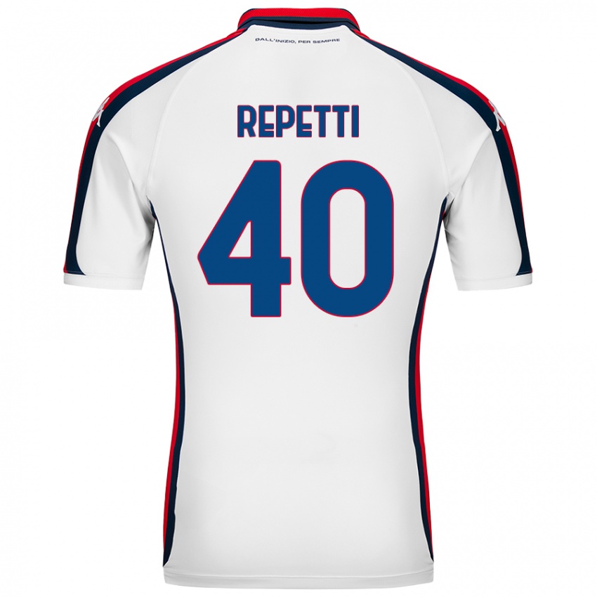 Hombre Camiseta Chiara Repetti #40 Blanco 2ª Equipación 2024/25 La Camisa México