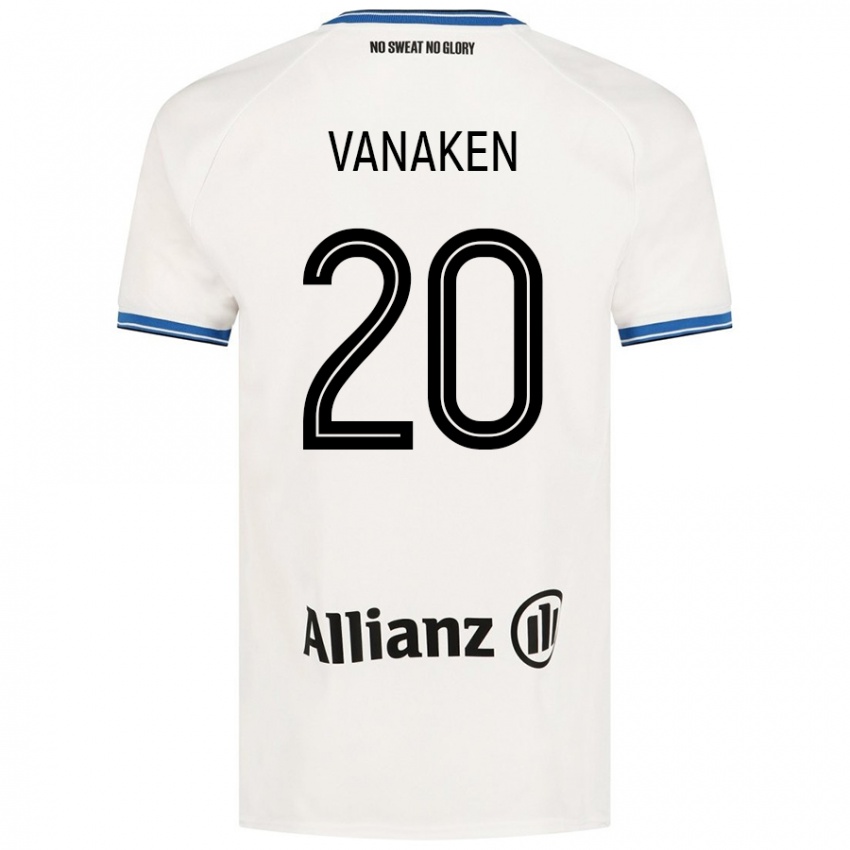 Hombre Camiseta Hans Vanaken #20 Blanco 2ª Equipación 2024/25 La Camisa México