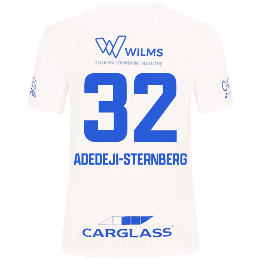 Hombre Camiseta Noah Adedeji-Sternberg #32 Blanco 2ª Equipación 2024/25 La Camisa México