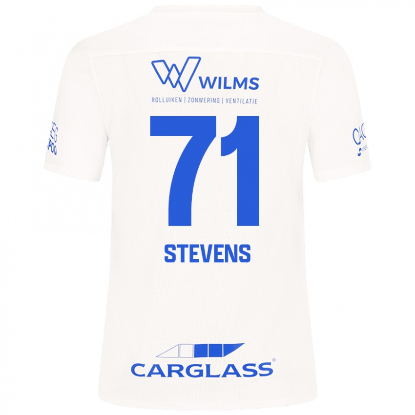 Hombre Camiseta Brent Stevens #71 Blanco 2ª Equipación 2024/25 La Camisa México