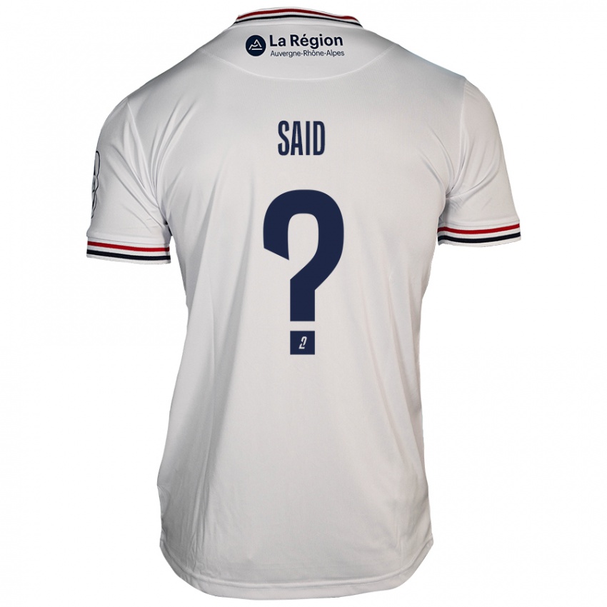 Hombre Camiseta Amine Saïd #0 Blanco 2ª Equipación 2024/25 La Camisa México