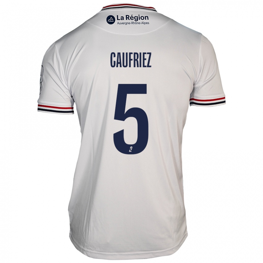 Hombre Camiseta Maximiliano Caufriez #5 Blanco 2ª Equipación 2024/25 La Camisa México