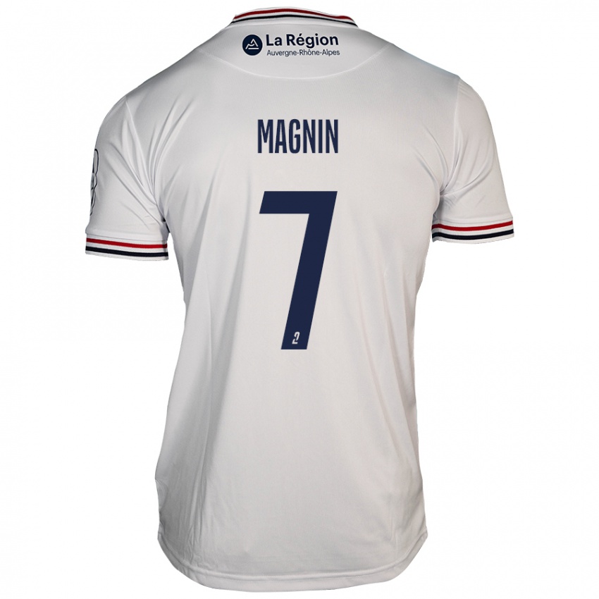 Hombre Camiseta Yohann Magnin #7 Blanco 2ª Equipación 2024/25 La Camisa México