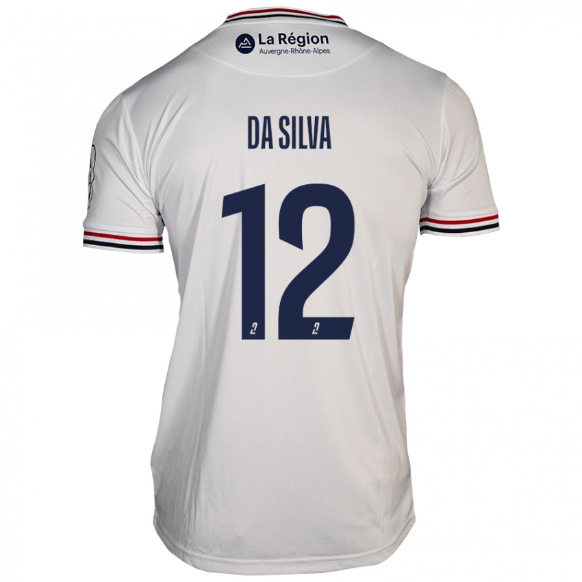 Hombre Camiseta Damien Da Silva #12 Blanco 2ª Equipación 2024/25 La Camisa México