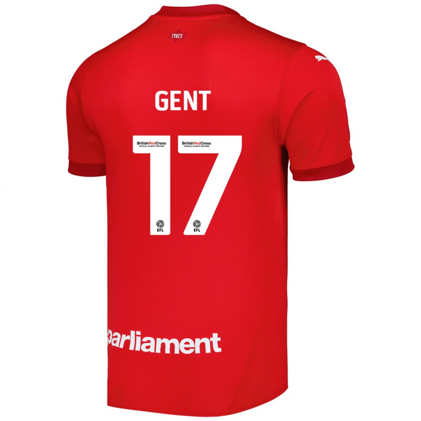 Mujer Camiseta Georgie Gent #17 Rojo 1ª Equipación 2024/25 La Camisa México