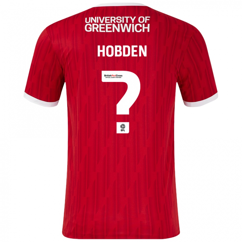 Mujer Camiseta Ollie Hobden #0 Rojo Blanco 1ª Equipación 2024/25 La Camisa México