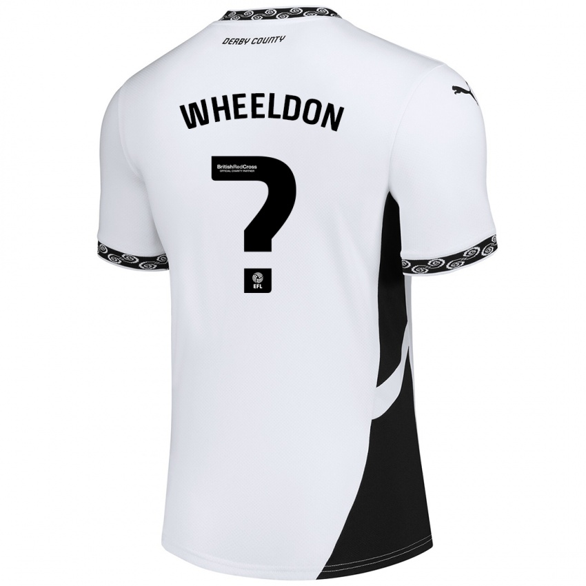 Mujer Camiseta Lennon Wheeldon #0 Blanco Negro 1ª Equipación 2024/25 La Camisa México