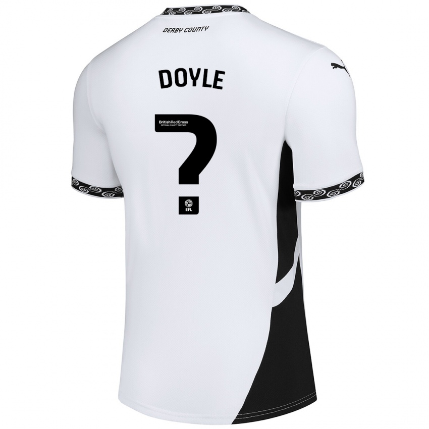 Mujer Camiseta Aj Doyle #0 Blanco Negro 1ª Equipación 2024/25 La Camisa México