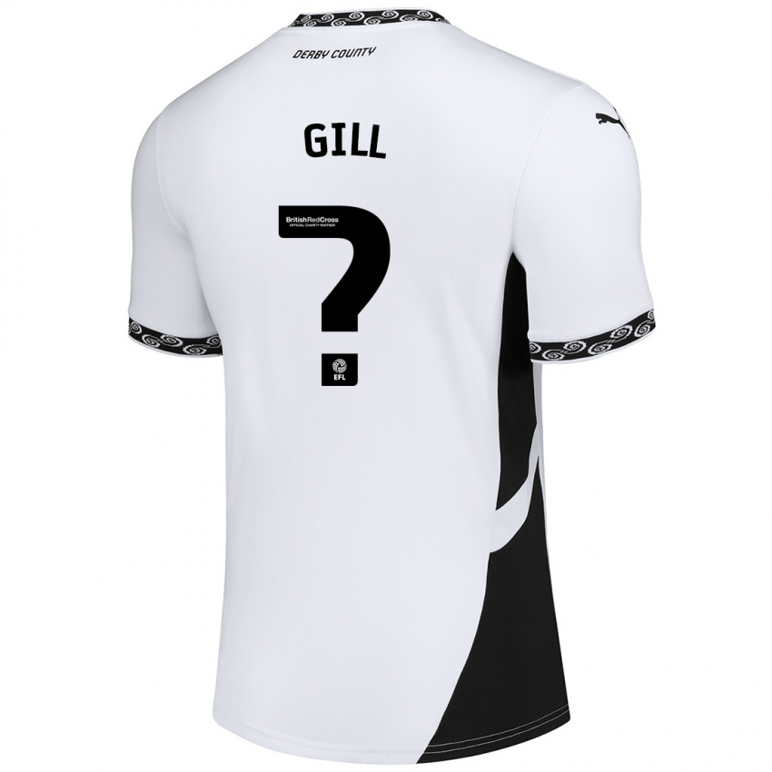 Mujer Camiseta Tristan Gill #0 Blanco Negro 1ª Equipación 2024/25 La Camisa México